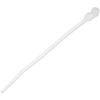 cbmzts10n4 StarTech.com Cable Tie, Cable Ties With Mounting Hole, 110mm x 2.5 mm, White Nylon, Pk-100