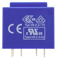 vb-2326 Block 6V ac 2 Output Through Hole PCB Transformer, 2.3VA
