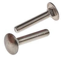 122-4420 Plain Stainless Steel Coach Bolt, M6 x 35mm