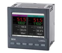 re92-2211100m0 Lumel RE92 Panel Mount Controller, 96 x 96 x 100mm, 6 Output, 83 → 253 V ac/dc Supply Voltage