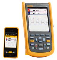 fluke-125buks Fluke 125B/UK/S 120B Series, 40MHz Handheld Oscilloscope, 2 Analogue Channels - RS Calibrated