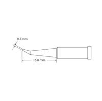 gt4-cn1505r Metcal GT4-CN1505R 0.5 x 15 mm Conical Soldering Iron Tip for use with Soldering Iron