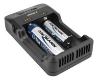 1001-0050 Ansmann Battery Charger For Lithium-Ion, NiMH AA, AAA, 26650, 22650, 18650, 18500, 17670, 16340, 14500 2 Cell with