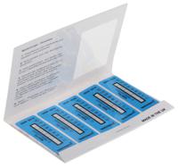 0646-0916 Testo Non-Reversible Temperature Sensitive Label, +71°C to +110°C, 2 Levels