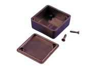 1551pbk Hammond 1551 Series Black ABS Enclosure, IP54, Black Lid, 40 x 40 x 20mm
