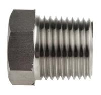 222-6591 RS PRO Stainless Steel Pipe Fitting Hexagon Plug, Male NPT 1/2in