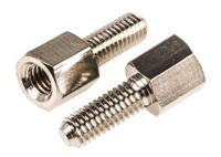htsb-m3-05-5-2 Essentra Standoff, M3 Thread, 5mm Body, Brass
