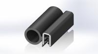 175-2559 RS PRO Black EPDM  Edging Strip, 20m