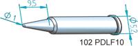 102pdlf10 Ersa 1 mm Conical Soldering Iron Tip for use with i-Tool
