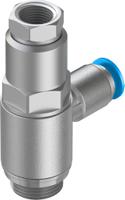 hgl-38-qs-8 Festo HGL Non Return Valve, 8mm Tube Inlet, G 3/8 Male Outlet, 10bar