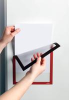 486903 Durable MagneticDURAFRAME® MAGNETIC Red A4 Metal Information Frame, 323mm Height, 236mm Width