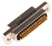 mwdm2l-31ps Glenair MWDM 31 Way Panel Mount D-sub Connector Plug