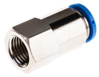 qsf-14-10-b Festo QS Series Straight Threaded Adaptor, G 1/4 Female to Push In 10 mm, Threaded-to-Tube Connection Style, 153028
