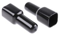 dt6p-bt-bk Deutsch Receptacle Black, Plastic