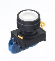 yw1b-a1e10w Idec YW Series Illuminated Push Button Complete Unit, Panel Mount, 22mm Cutout, SPST, IP65