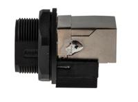 rj45f7rj Amphenol Socapex RJ45F7RJ Series Female RJ45 Connector, Panel Mount Straight