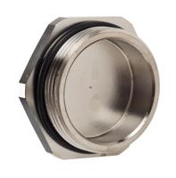 52103143 Lapp Blanking Plug, M32, Nickel Plated Brass, 39.6mm Diameter, Threaded