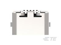 1932788-1 TE Connectivity Right Angle, SMT, Socket Type Micro 2.0 USB Connector