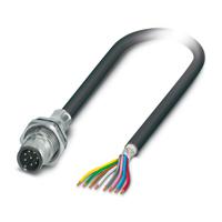 1419438 Phoenix Contact Male 8 way M12 to Sensor Actuator Cable, 2m