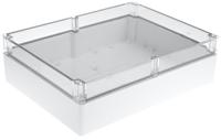 pct-233009-enclosure Fibox Grey Polycarbonate Enclosure, IP66, IP67, Silver Lid, 300 x 230 x 87mm