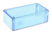 1591ctbu Hammond 1591 Series Transparent Blue Polycarbonate Enclosure, IP54, Transparent Blue Lid, 120 x 65 x 36mm