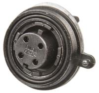 px0747s Bulgin Circular Connector, 4 Contacts, Panel, Standard Connector, Socket, Female, IP68, IP69K, Standard Buccaneer Series