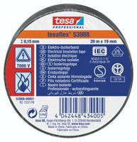 53988-00001-01 Tesa 53988 Black Soft PVC Electrical Insulation Tape, 19mm x 20m