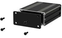 195-1537 RS PRO Black Aluminium Instrument Case, 120 x 63.5 x 30mm