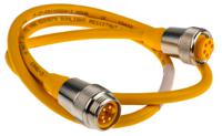 rsm-rkm-50-1m Turck Male 5 way Female 5 way Sensor Actuator Cable, 1 m