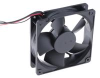 619-6523 RS PRO Axial Fan, 12 V dc, DC Operation, 203.9m³/h, 4.8W, 600mA Max, 120 x 120 x 32mm