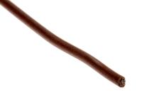 49003 Lapp ÖLFLEX HEAT Series Brown 0.75 mm² Hook Up Wire, 18 AWG, 19/0.25 mm, 100m, Silicone Insulation,