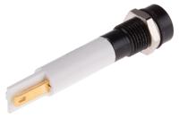 843-2480 RS PRO Orange Panel Mount Indicator, 21.6 → 26.4V dc, 8mm Mounting Hole Size, IP67