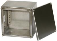 749-1872 RS PRO Unpainted Stainless Steel Terminal Box, IP66, 300 x 120 x 300mm