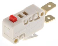 d449-v3aa ZF Button Micro Switch, Tab Terminal, 10 A @ 250 V ac, SPDT