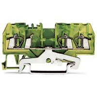 280-687-1 WAGO  280 Series Green/Yellow, 2.5mm², 3-Level, Cage Clamp Termination