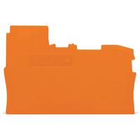 2006-7192 WAGO TOPJOB S Series End and Intermediate Plate for Use with DIN Rail Terminal Block