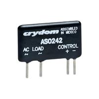 aso242 Sensata Crydom Solid State Relay, 2 A rms Load, PCB Mount, 280 V rms Load, 10 V dc Control