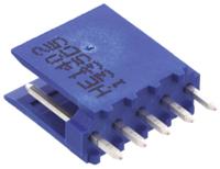 281695-5 TE Connectivity AMPMODU HE14 Series Straight Through Hole PCB Header, 5 Contact(s), 2.54 mm Pitch, 1 Row, Shrouded