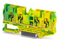 3212950 Phoenix Contact  PT 6 Series Green, Yellow, 10mm², Push In Termination, ATEX, IECEx