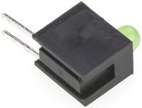 113-314-04 Marl , Green Right Angle PCB LED Indicator, Through Hole 2.2 V
