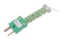 110-4463 RS PRO Type K Exposed Junction Thermocouple 1m Length, 1/0.2mm Diameter → +220°C
