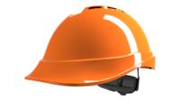 gv662-0000000-000 MSA Safety V-Gard 200 Orange Safety Helmet, AdjustableVentilated
