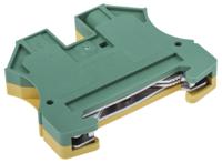 1010300000 Weidmuller 2-Way WPE 10 Earth Terminal Block, 10mm², 16 → 6 AWG Wire, Screw Down, Wemid Housing, ATEX