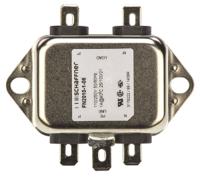 fn2010-1-06 Schaffner, FN2010 1A 250 V ac/dc 0 → 400Hz, Chassis Mount EMI Filter, Fast-On, Single Phase