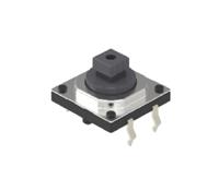 skqeaaa010 Alps Alpine Grey Cap Tactile Switch, SPST 50 mA 3mm Snap-In