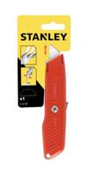0-10-189 Stanley Safety Knife with Straight Blade, Retractable