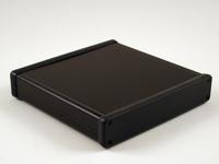 1455r1602bk Hammond 1455 Series Extruded Aluminium Enclosure, IP54, 160 x 165 x 31mm