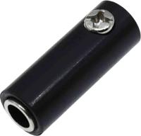 208-0220 RS PRO Black Female Banana Socket, Screw Termination, 32A, 30V, Nickel Plating