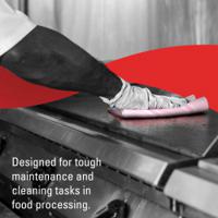 7568 WYPALL WypAll Red Cloths for Industrial Cleaning, Dry Use, Bag of 25, 420 x 360mm, Repeat Use