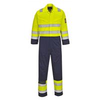 mv28yn2xl Coverall Hi Viz Modaflame Yellow - Navy